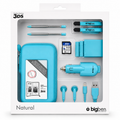 Kit Accessoires Nintendo 3DS XL Bigben – bleu | Housse + Chargeur + Kit Complet | Neuf