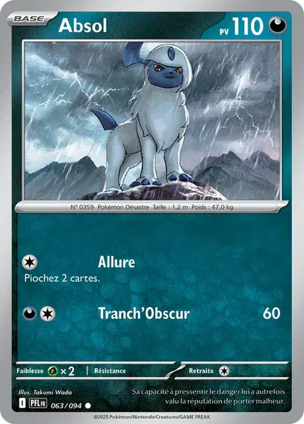 Absol 063/094 – Méga-Évolution Flammes Fantasmagoriques