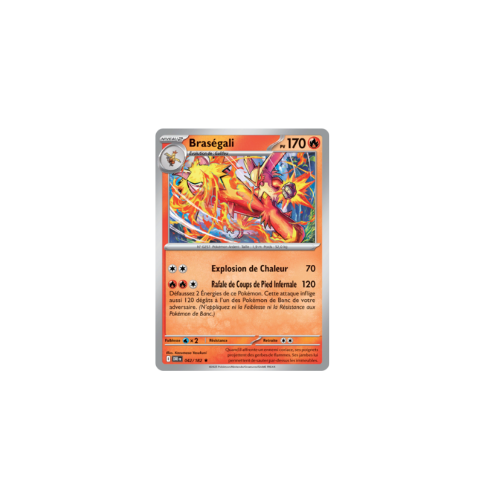 Braségali 042/182 (Holo) – EV Rivalités Destinées