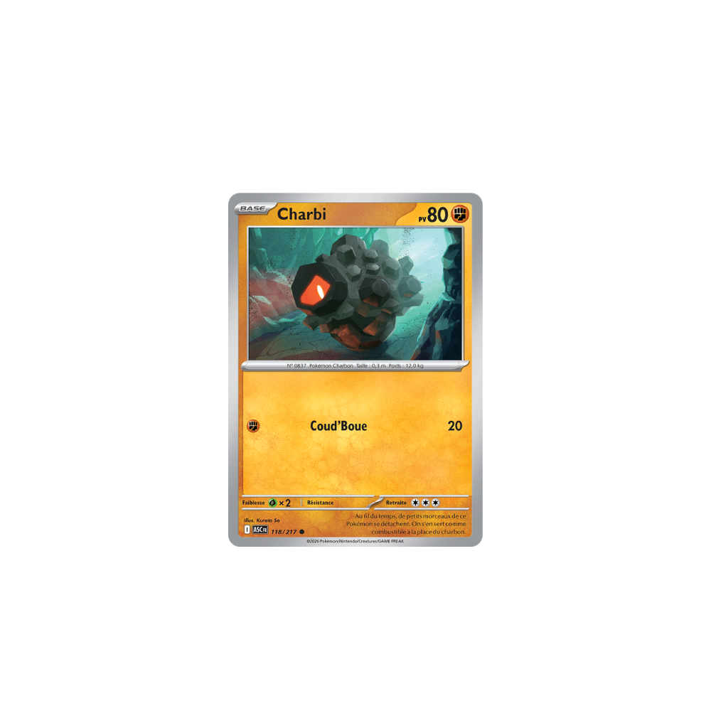 Charbi 118/217 (Reverse Énergie) – Méga-Évolution Héros Transcendants
