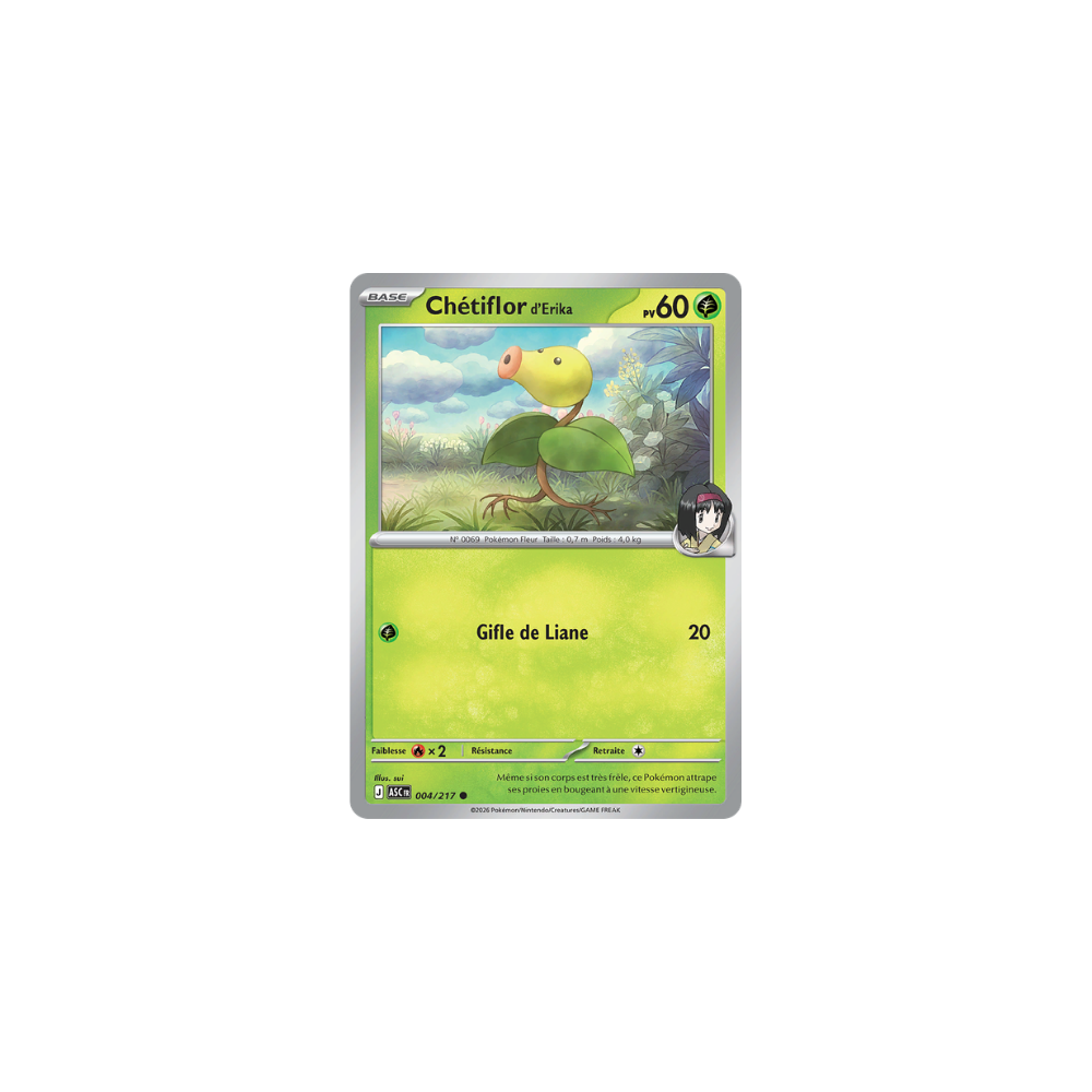 Chétiflor d’Erika 004/217 (Reverse Énergie) – Méga-Évolution Héros Transcendants