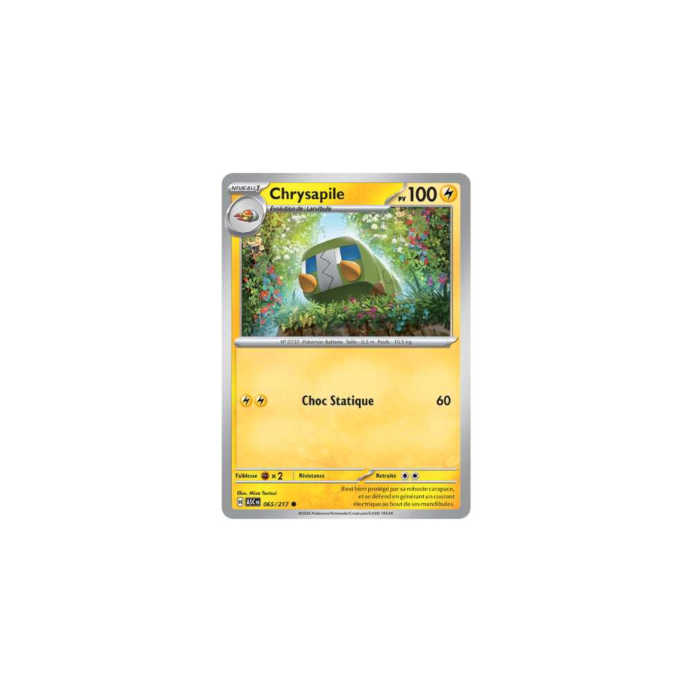 Chrysapile 065/217 (Reverse Énergie) – Méga-Évolution Héros Transcendants
