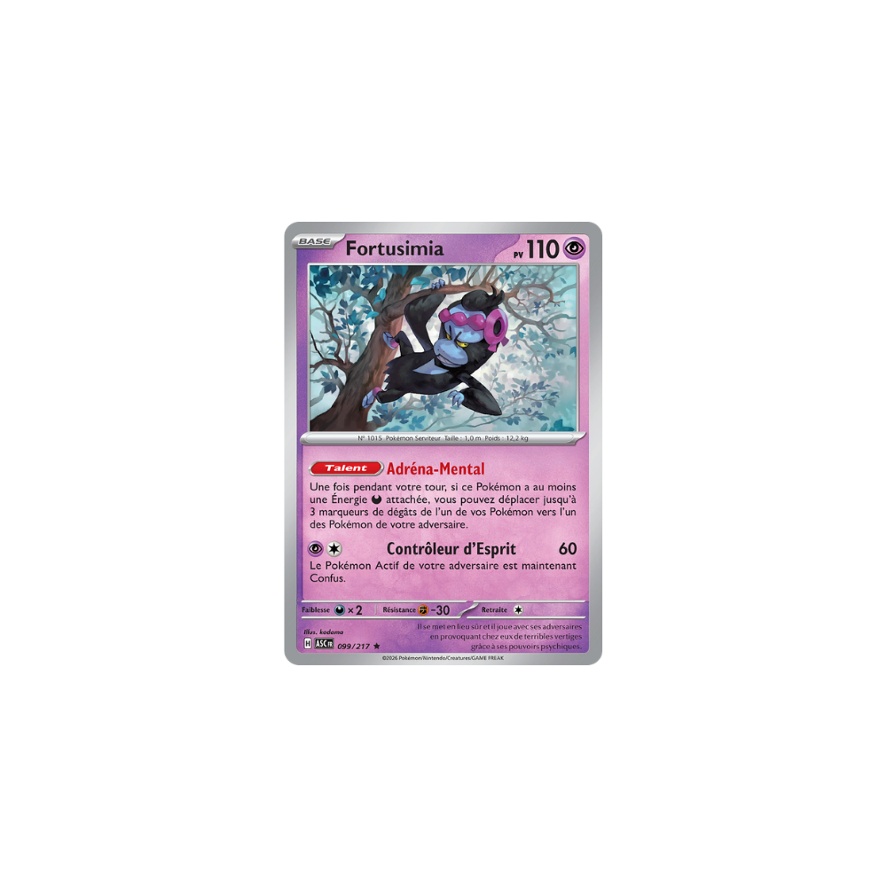 Fortusimia 099/217 (Holo) – Méga-Évolution Héros Transcendants