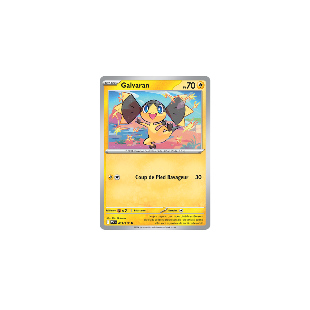 Galvaran 063/217 (Reverse Pokéball) – Méga-Évolution Héros Transcendants