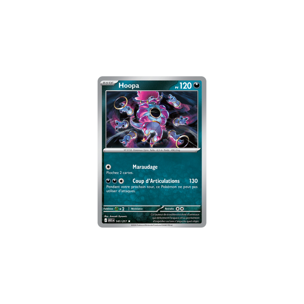 Hoopa 141/217 (Holo) – Méga-Évolution Héros Transcendants