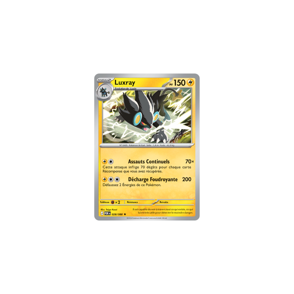 Luxray 028/088 (Holo) – Méga-Évolution Équilibre Parfait