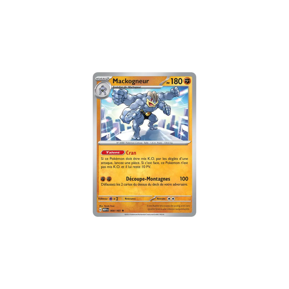 Mackogneur 068/165 (Reverse Holo) – Pokémon 151
