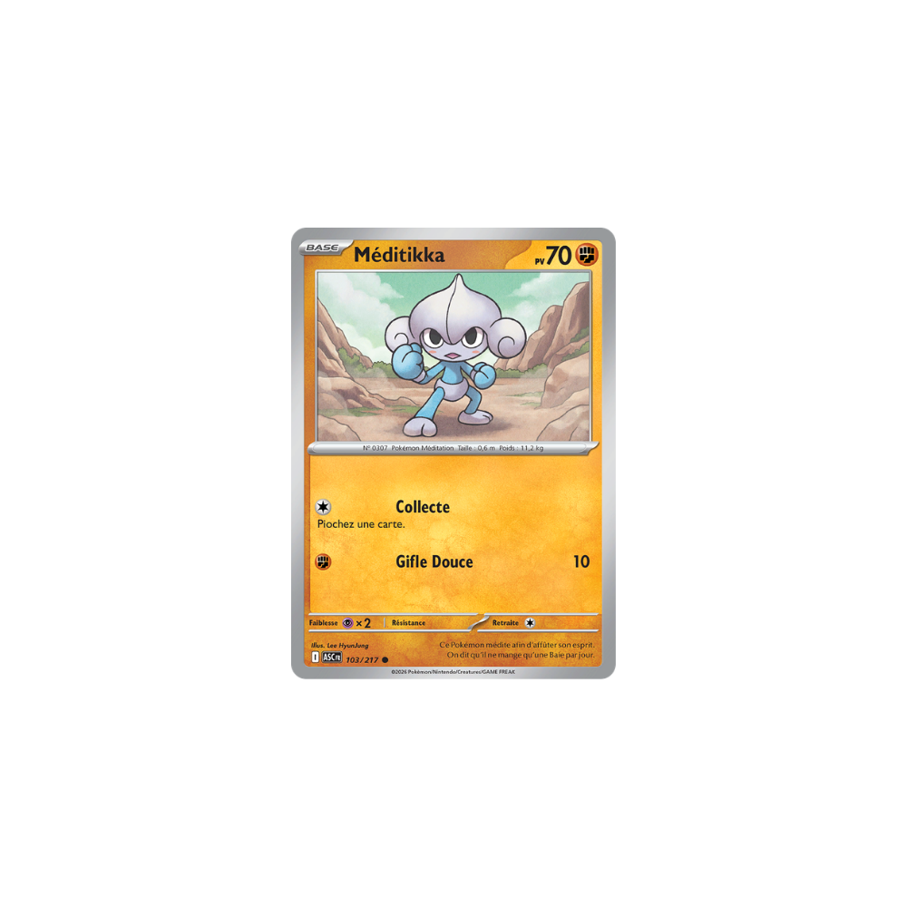 Méditikka 103/217 (Reverse Pokéball) – Méga-Évolution Héros Transcendants