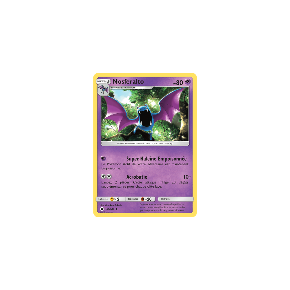 Nosferalto 55/149 (Reverse Holo)– Soleil et Lune