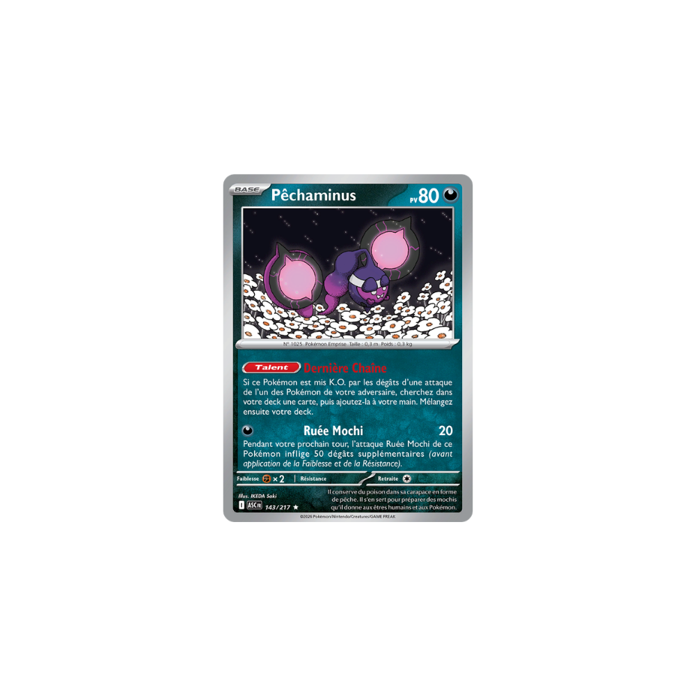 Pêchaminus 143/217 (Holo) – Méga-Évolution Héros Transcendants