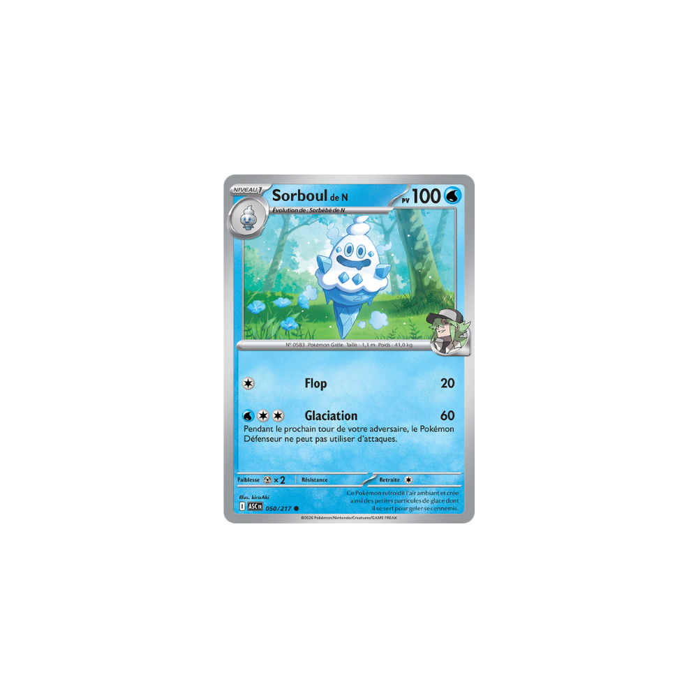 Sorboul de N 050/217 (Reverse Pokéball) – Méga-Évolution Héros Transcendants
