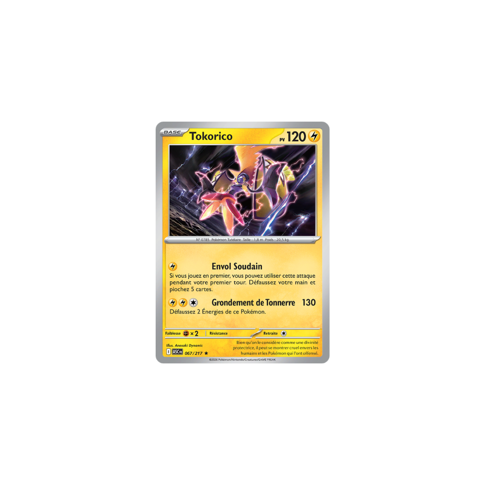 Tokorico 067/217 (Holo) – Méga-Évolution Héros Transcendants