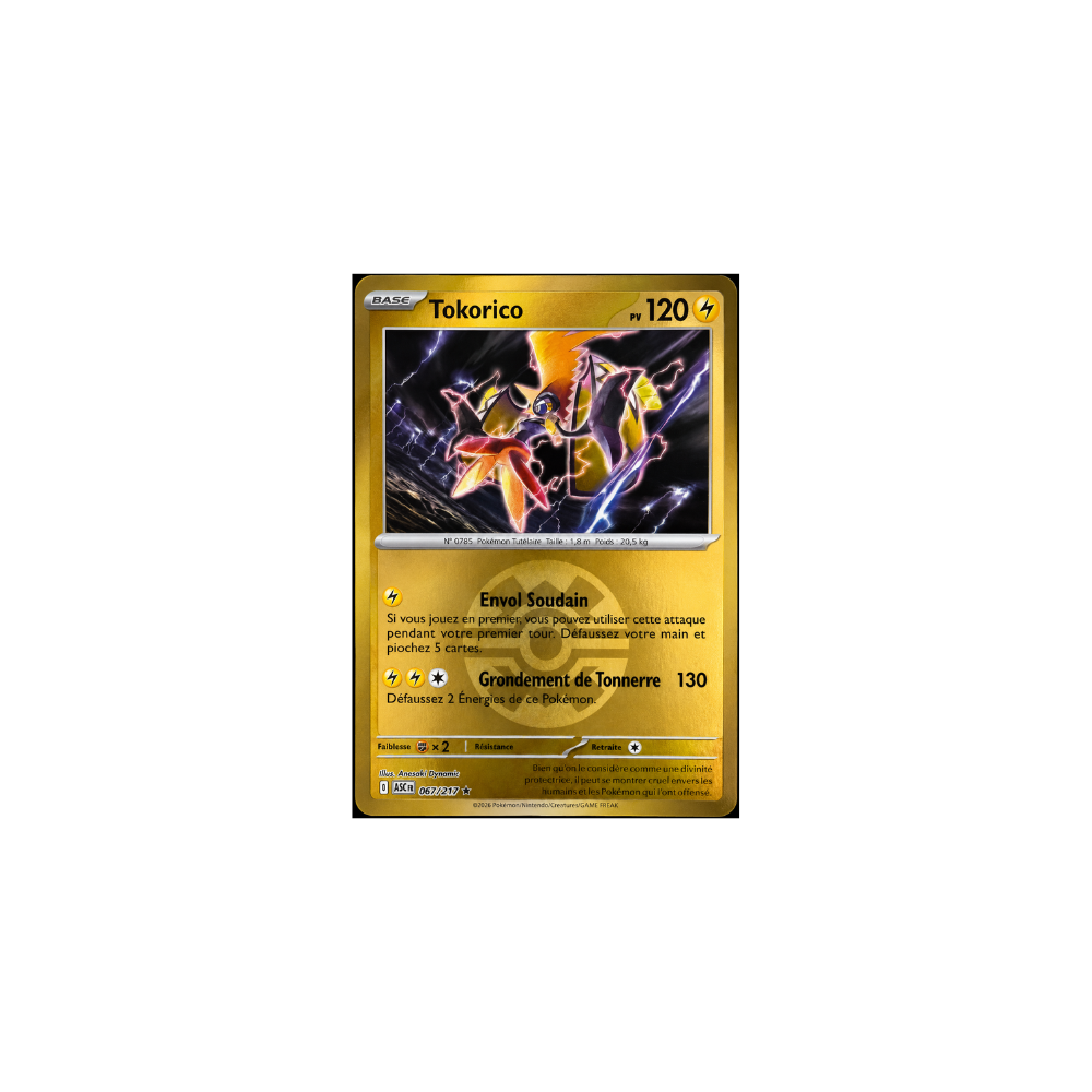 Tokorico 067/217 (Reverse Pokéball) – Méga-Évolution Héros Transcendants