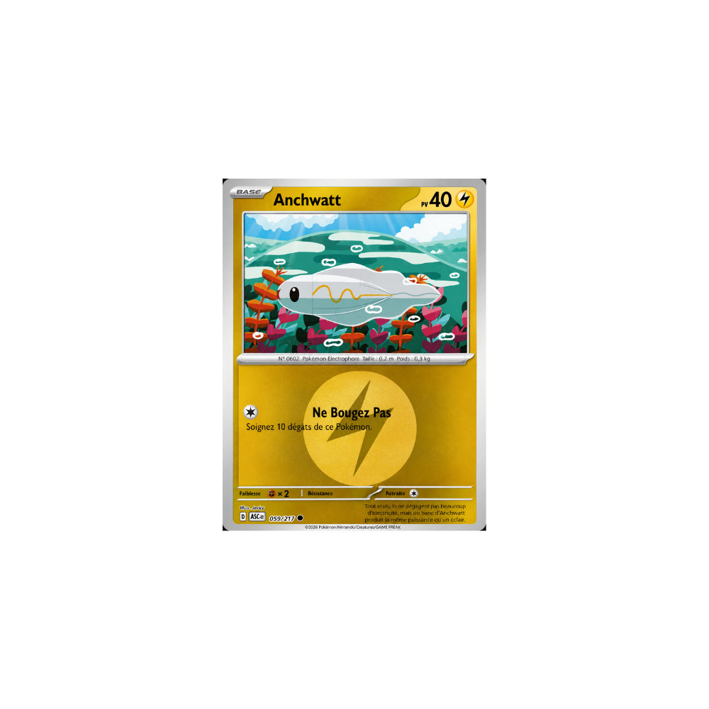 Anchwatt 059/217 (Reverse Énergie) – Méga-Évolution Héros Transcendants