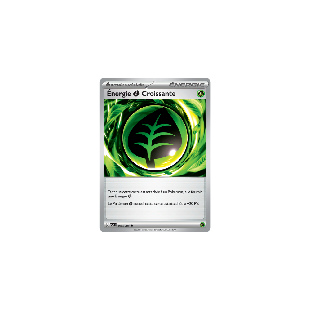 Énergie Plante Croissante 086/088 (Holo) – Méga-Évolution Équilibre Parfait