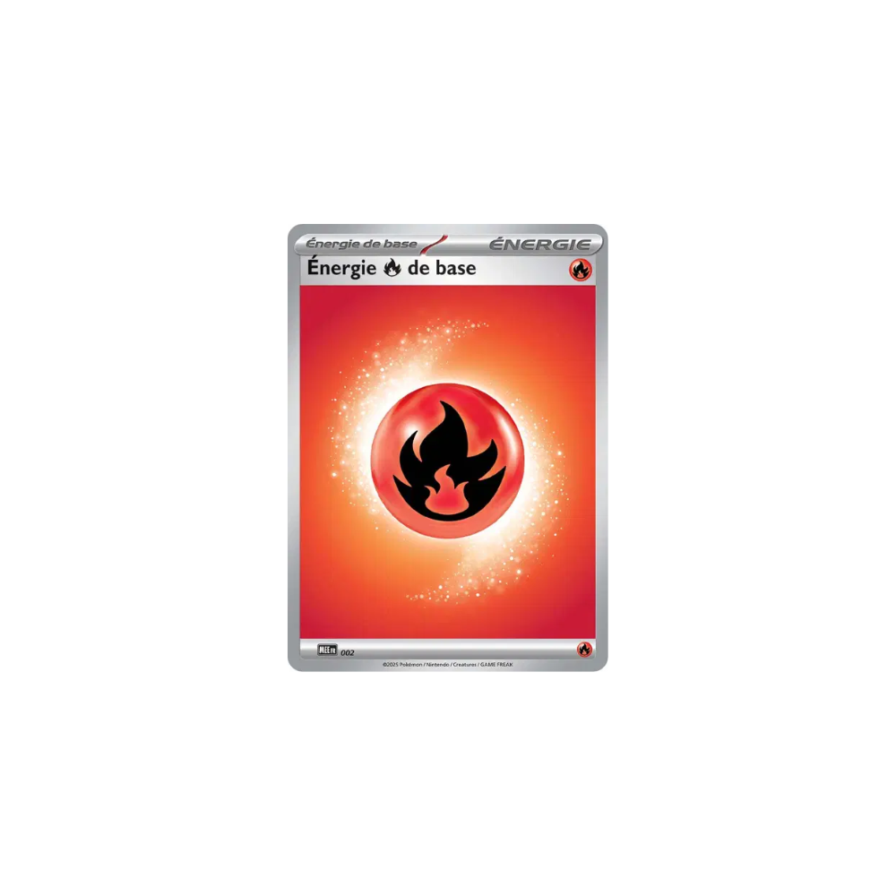 Énergie Feu de Base 002/8 (Reverse) - Méga-Évolution