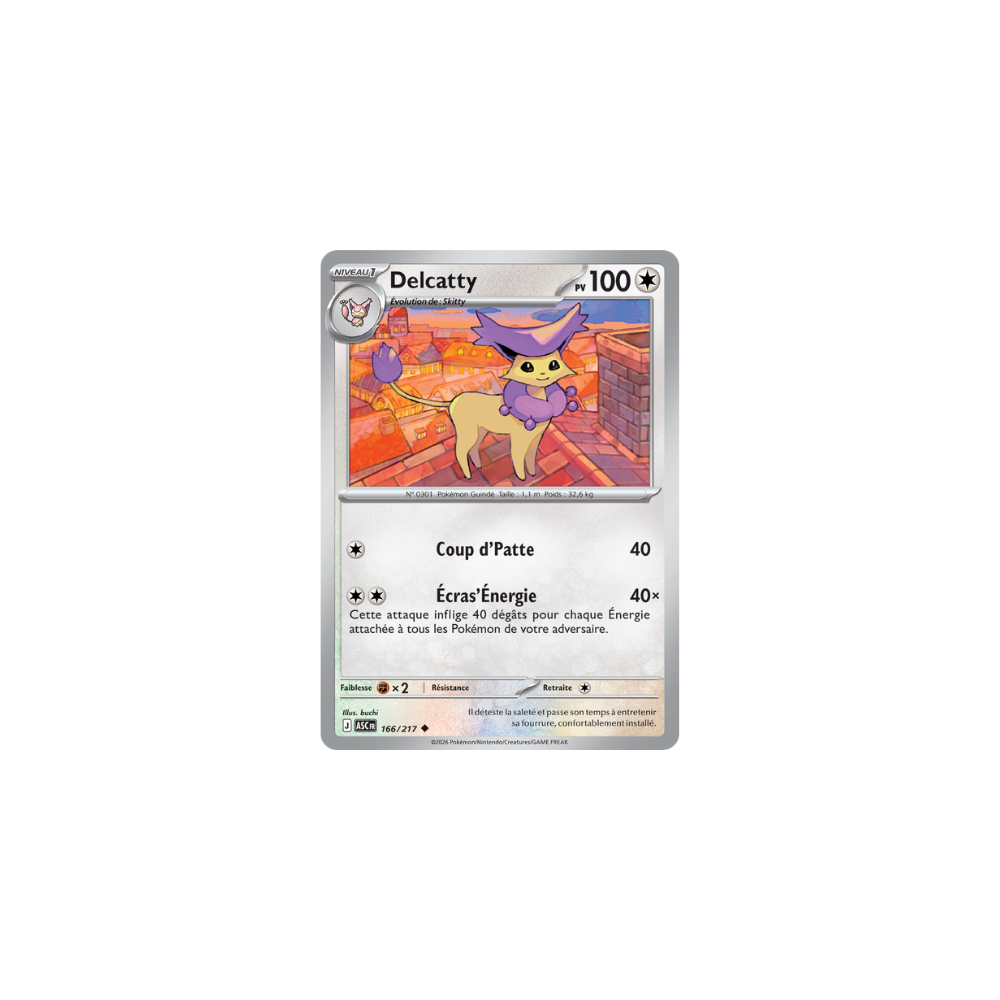 Delcatty 166/217 – Méga-Évolution Héros Transcendants