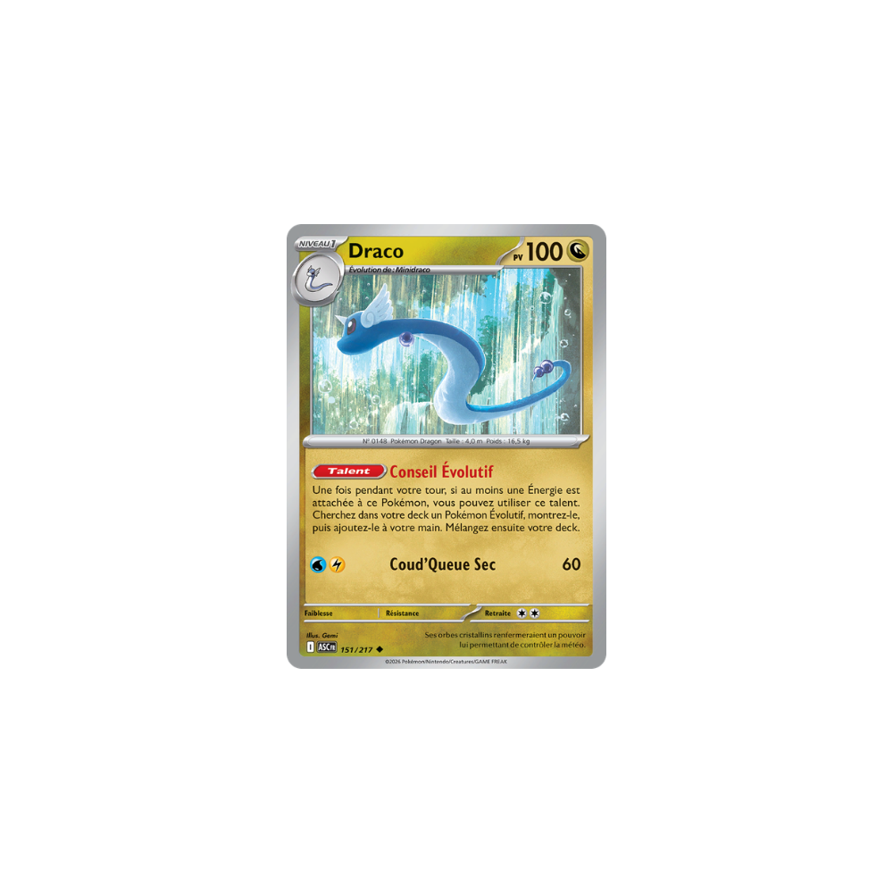 Draco 151/217 – Méga-Évolution Héros Transcendants