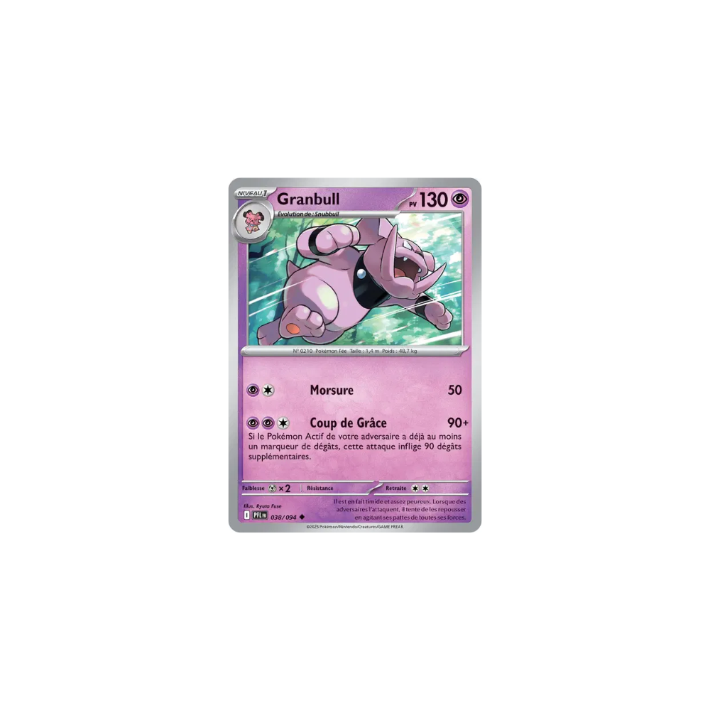 Granbull 038/094 (Reverse)– Méga-Évolution Flammes Fantasmagoriques