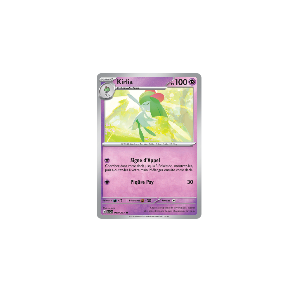 Kirlia 088/217 – Méga-Évolution Héros Transcendants