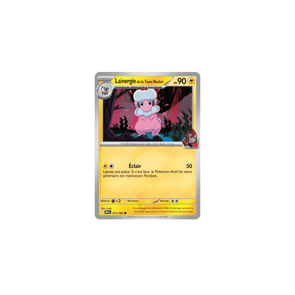 Lainergie de la Team Rocket 073/182 (Reverse) – EV Rivalités Destinées