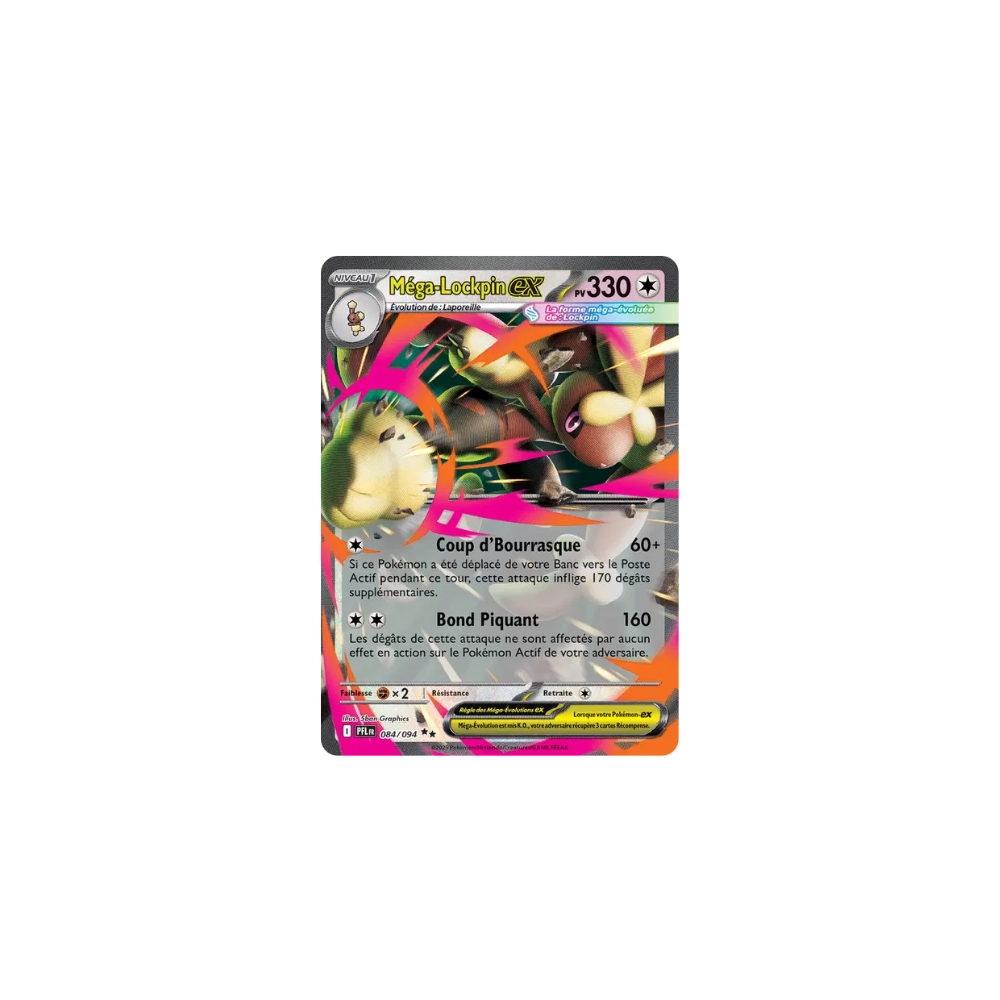 Méga-Lockpin ex 084/094 – Méga-Évolution Flammes Fantasmagoriques