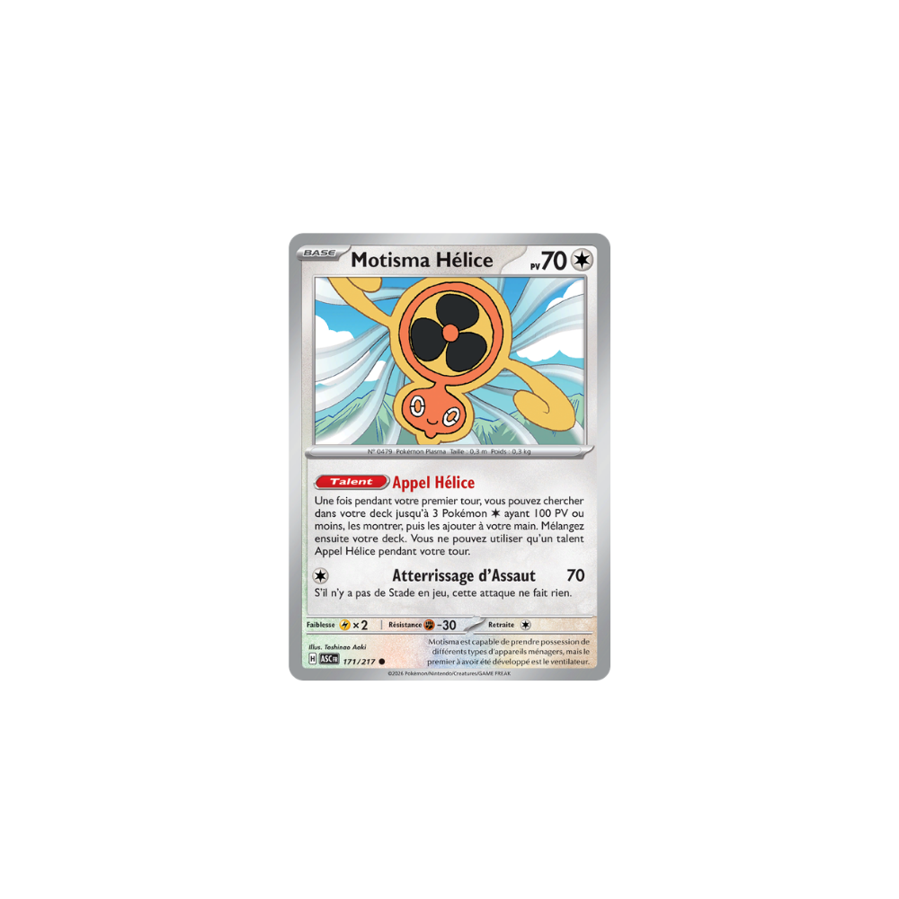 Motisma Hélice 171/217 (Reverse pokeball) – Méga-Évolution Héros Transcendants