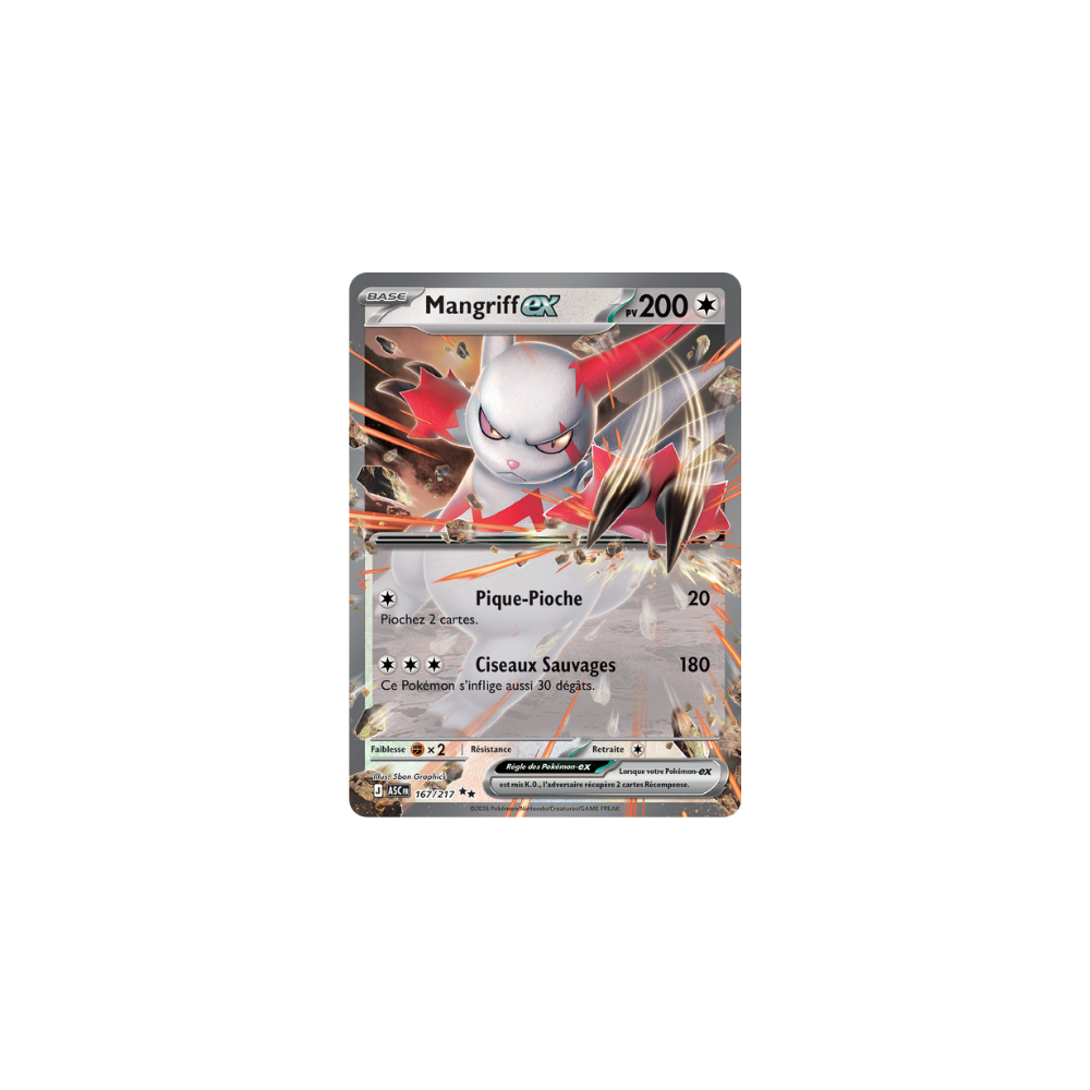 Mangriff ex 167/217 – Méga-Évolution Héros Transcendants
