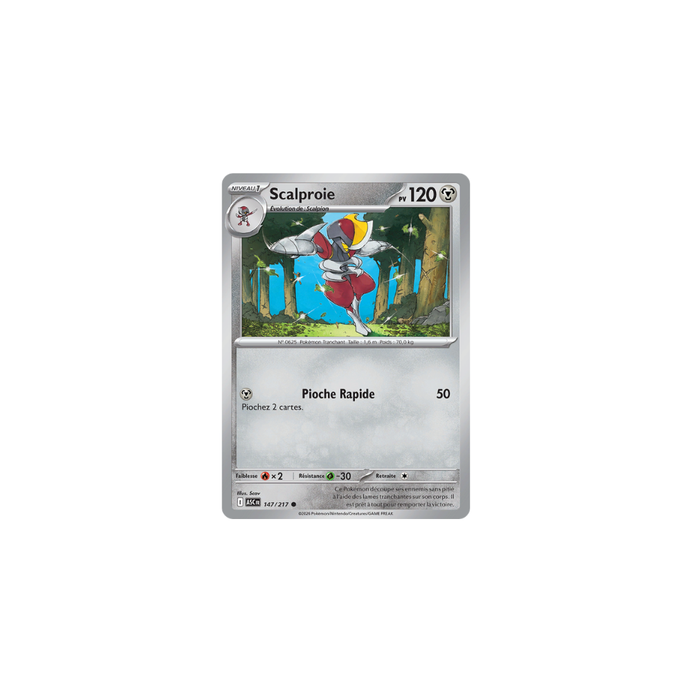 Scalproie 147/217 (Reverse Pokéball) – Méga-Évolution Héros Transcendants