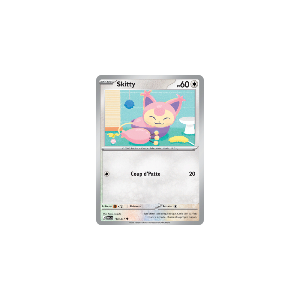 Skitty 165/217 – Méga-Évolution Héros Transcendants