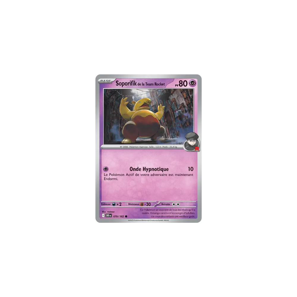 Soporifik de la Team Rocket 079/182 (Reverse) – EV Rivalités Destinées
