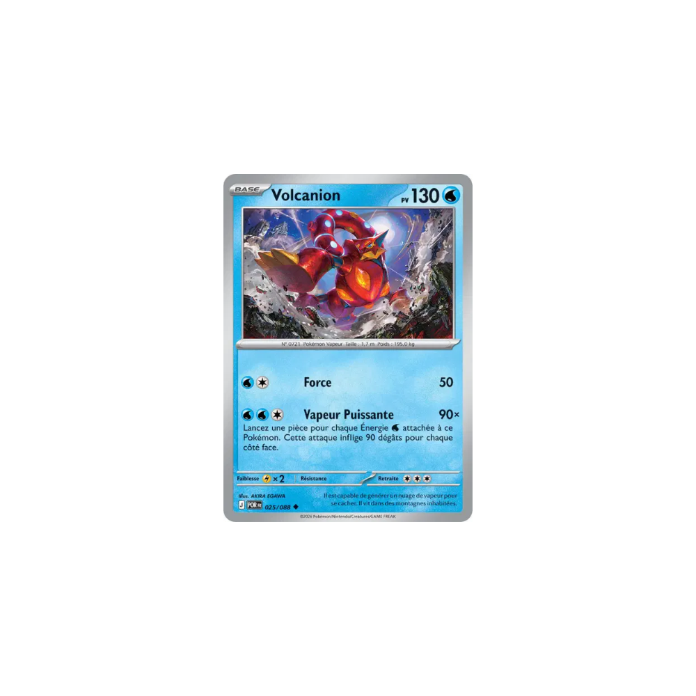 Volcanion 025/088 – Méga-Évolution Équilibre Parfait