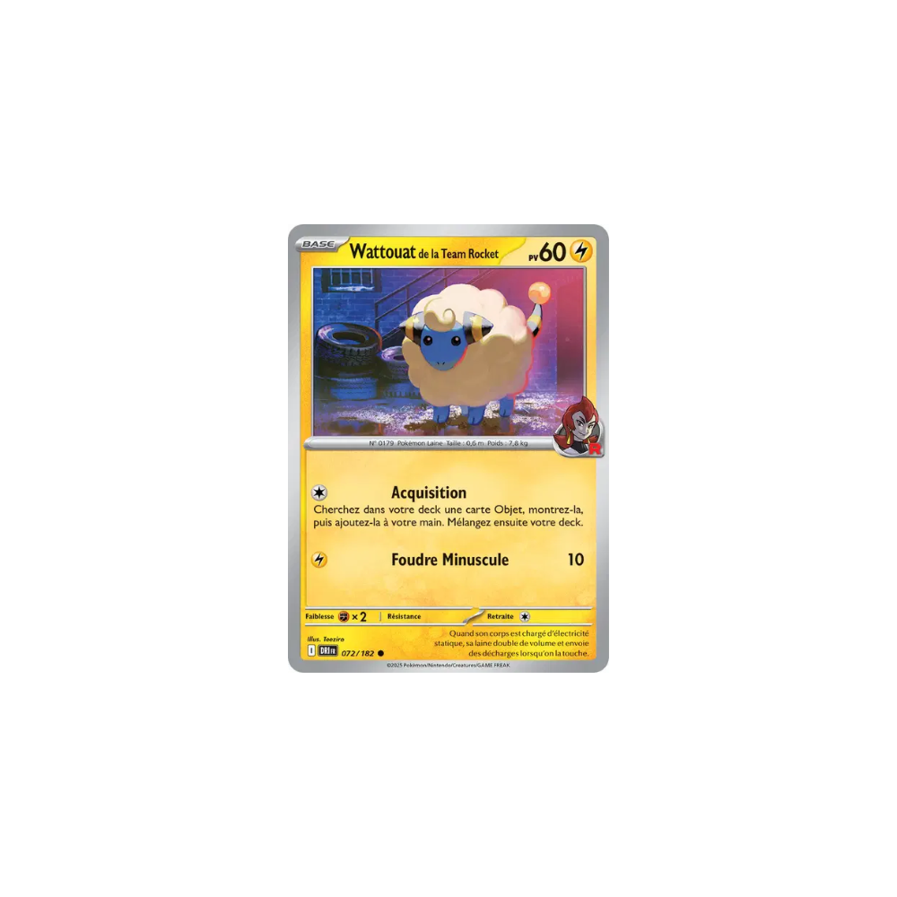 Wattouat de la Team Rocket 072/182 – EV Rivalités Destinées