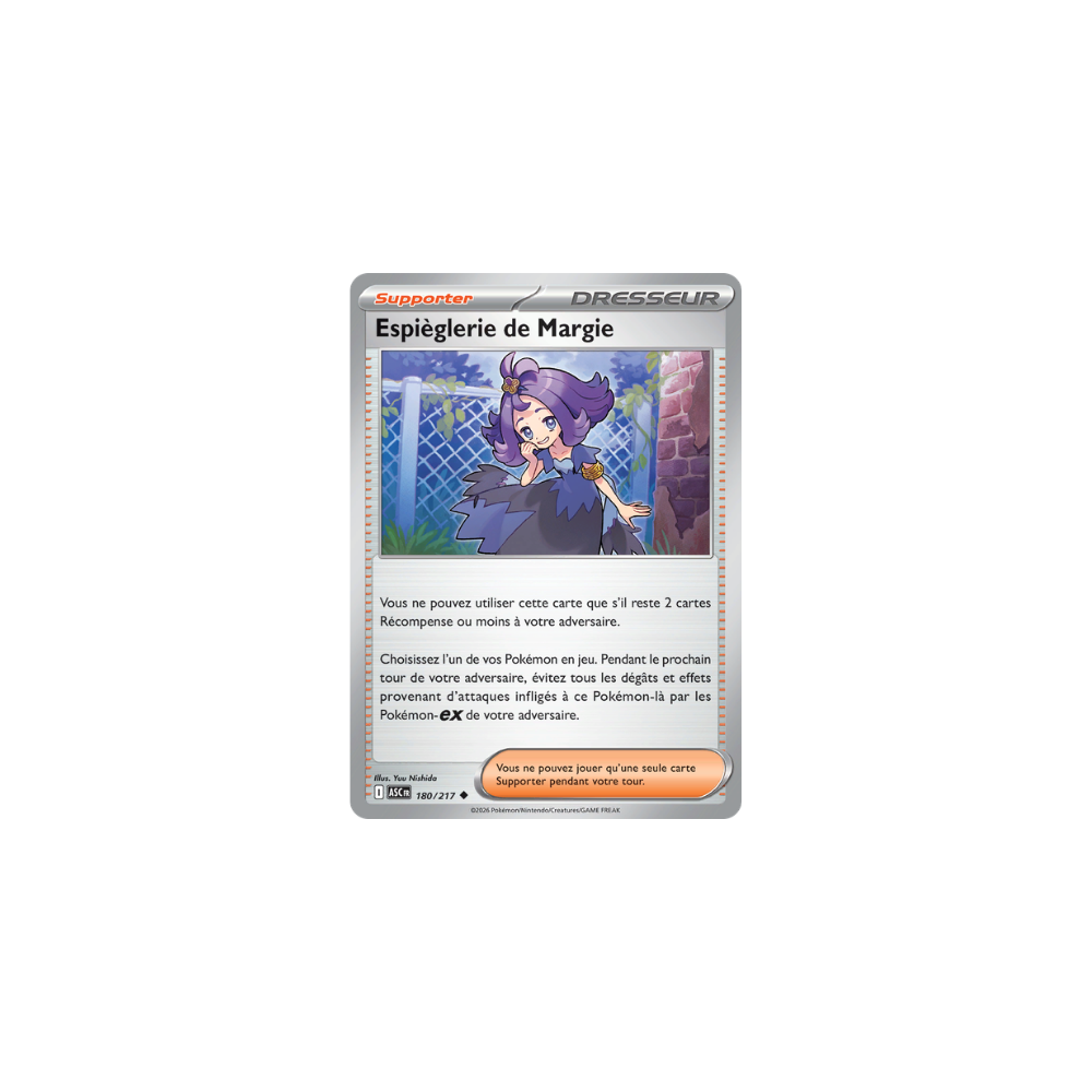 Espièglerie de Margie 180/217 – Méga-Évolution Héros Transcendants