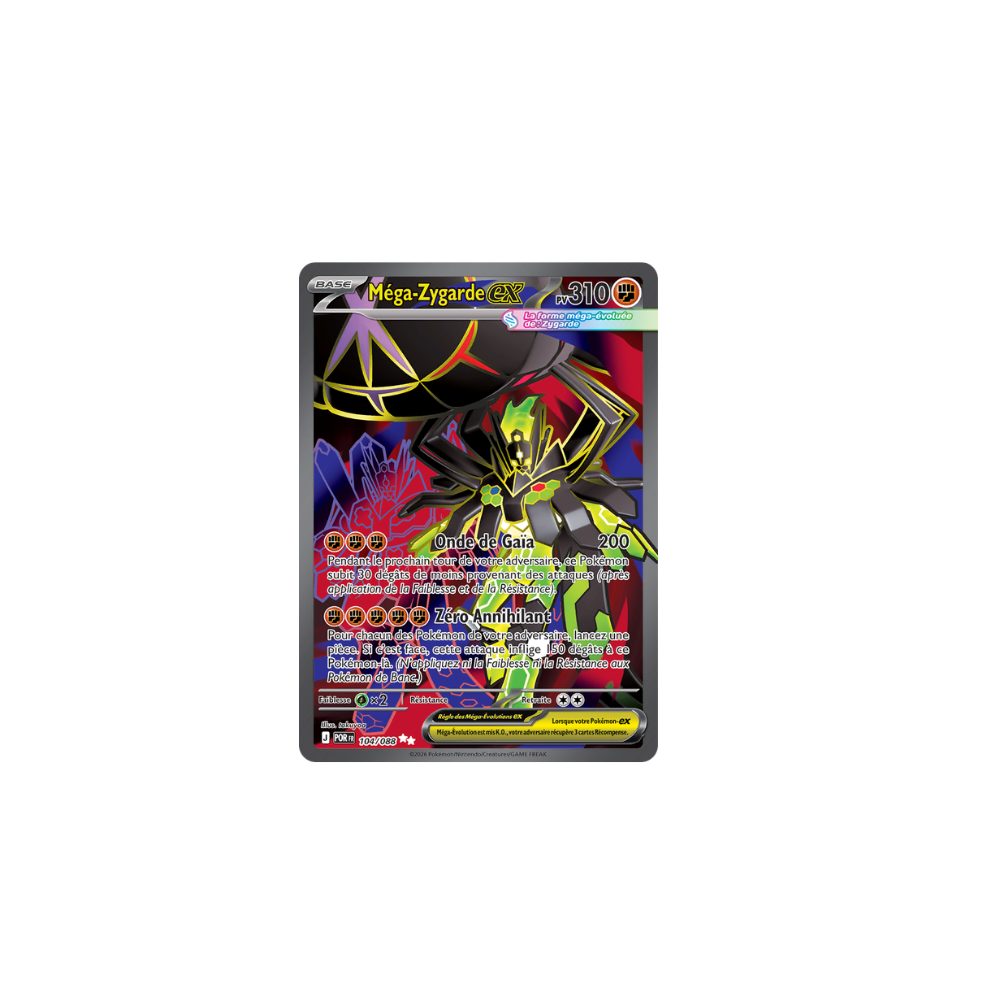 Méga-Zygarde ex 104/088 – Méga-Évolution Équilibre Parfait