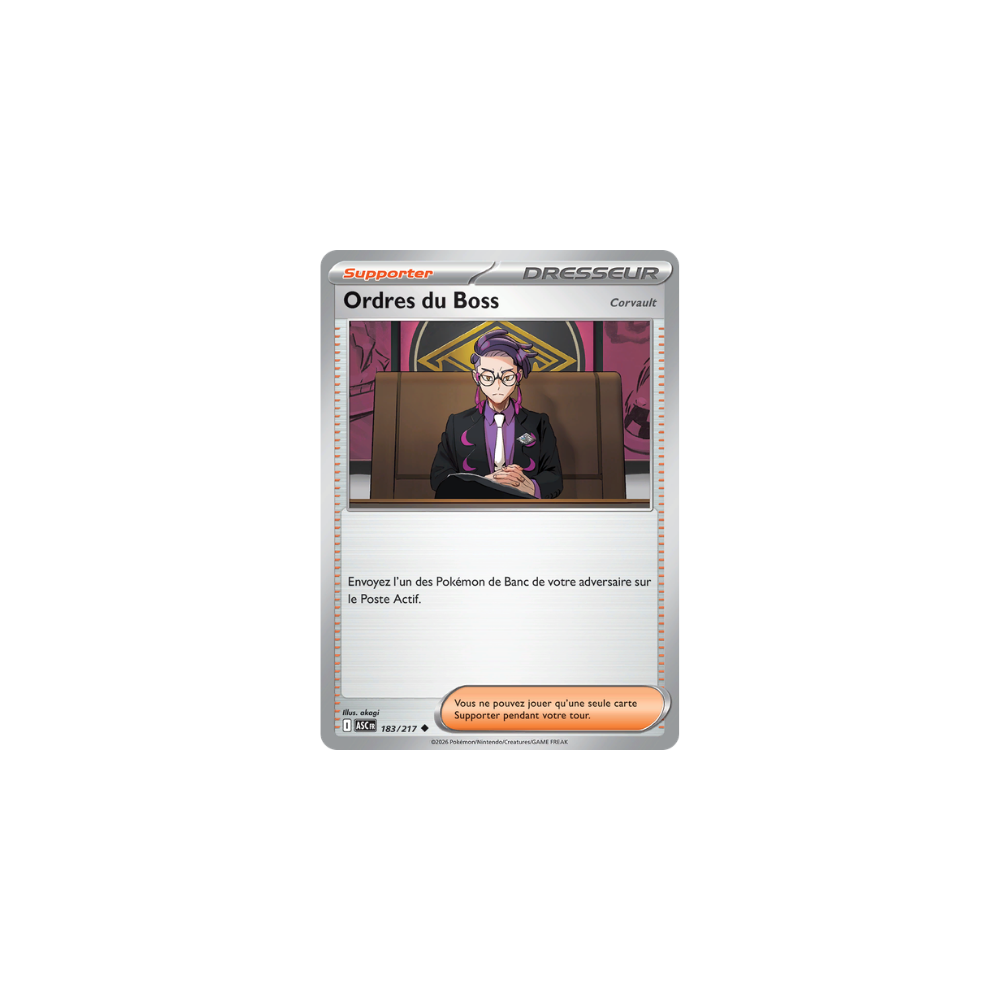 Ordres du Boss 183/217 – Méga-Évolution Héros Transcendants