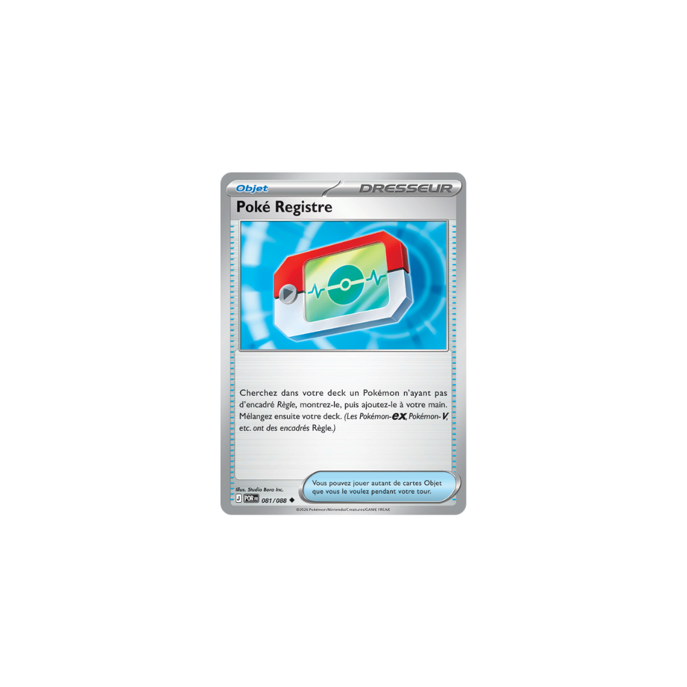 Poké Registre 081/088 – Méga-Évolution Équilibre Parfait