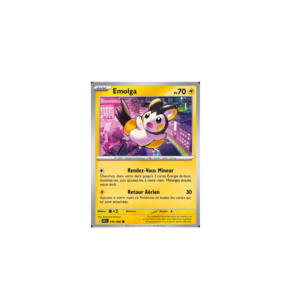 Emolga 030/086 - chaos ascendant