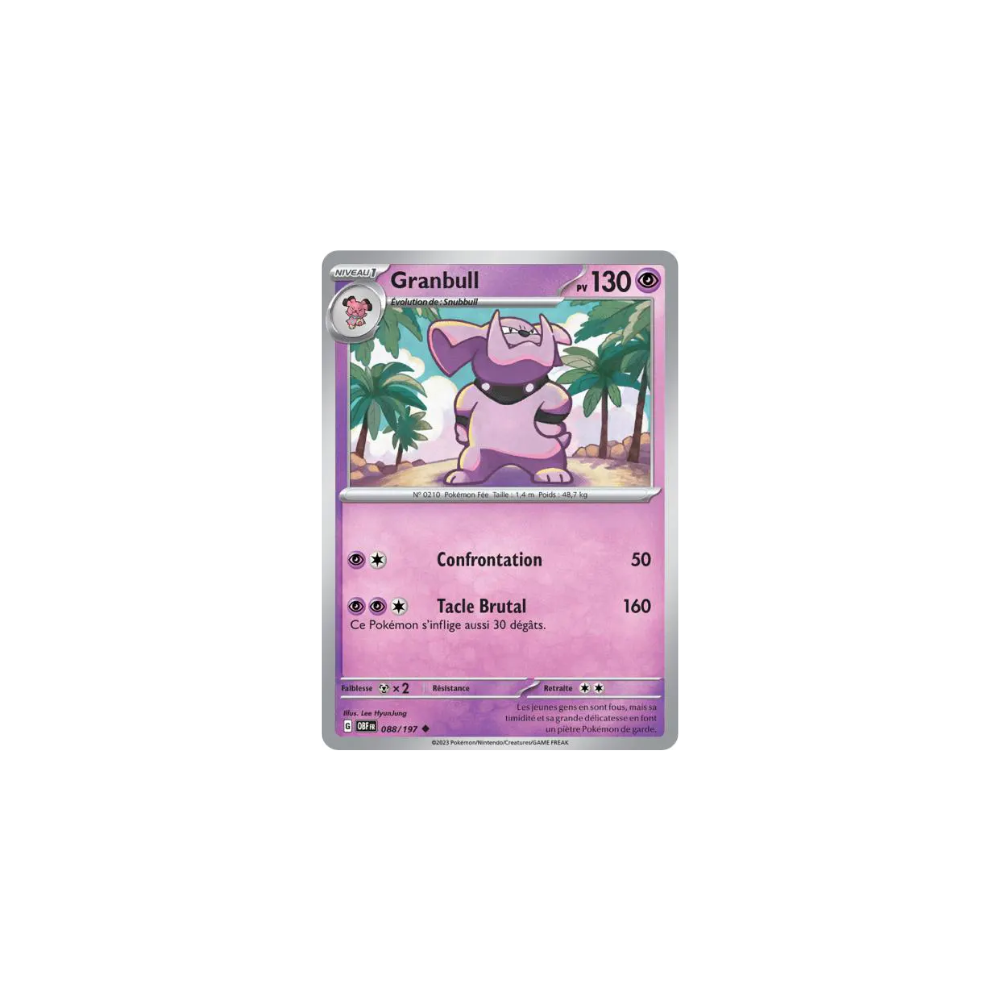 Granbull 088/197 – EV Flammes Obsidiennes