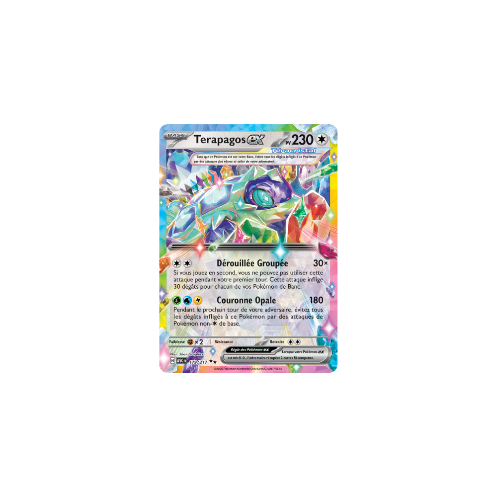 Terapagos ex 179/217 – Méga-Évolution Héros Transcendants