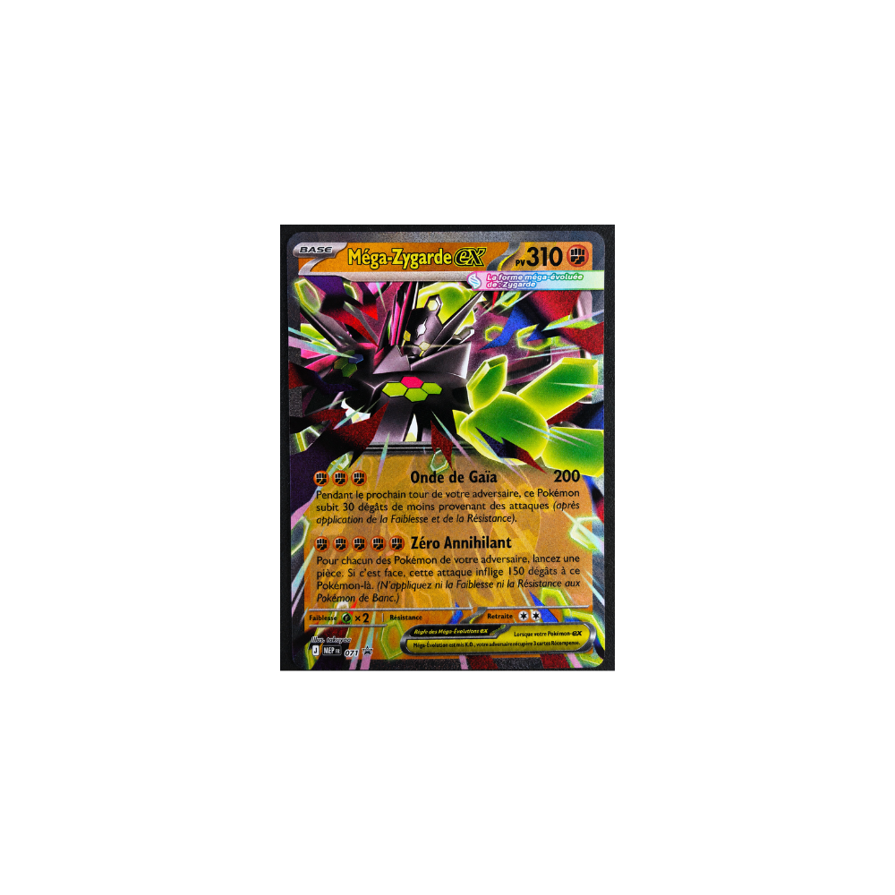 Méga-Zygarde ex - promo 071 - Mega evolution
