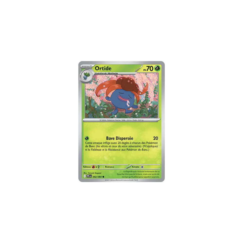 Ortide 002/094 (reverse) – Méga-Évolution Flammes Fantasmagoriques