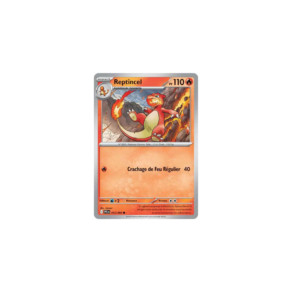 Reptincel 012/094 (Reverse) – Méga-Évolution Flammes Fantasmagoriques