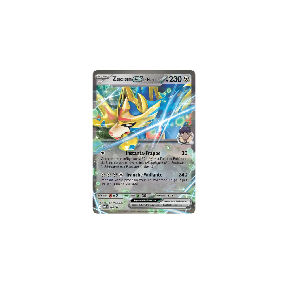 Zacian ex de Nabil – Promo EV – SVPFR 193