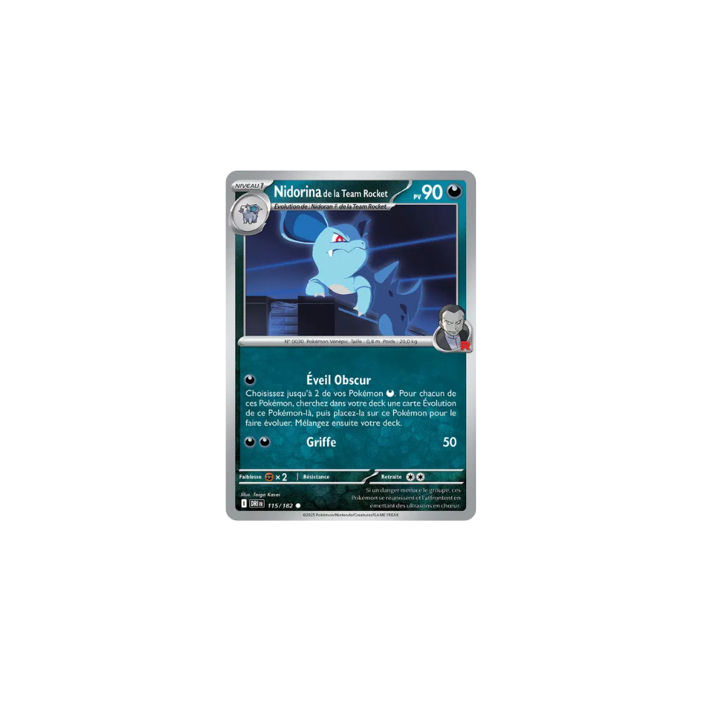 Nidorina de la Team Rocket 115/182 – EV Rivalités Destinées