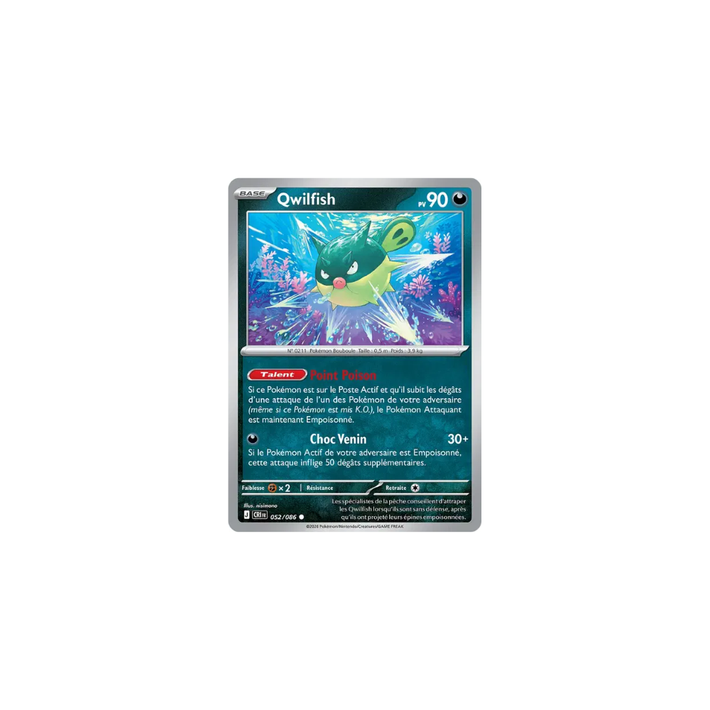 Qwilfish 052/086 - chaos ascendant