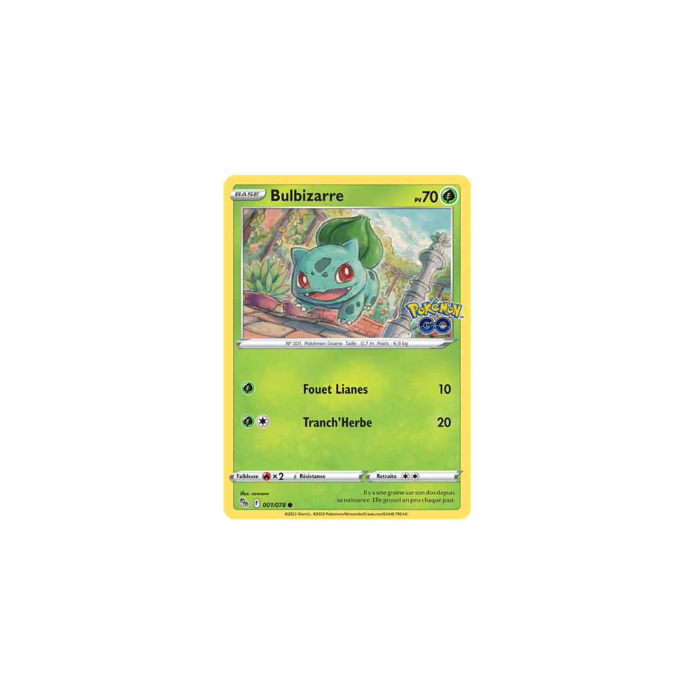 Bulbizarre 001/078 – Pokémon GO