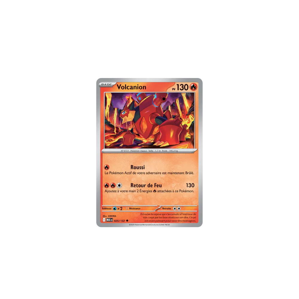Volcanion 025/132 – Méga-Évolution