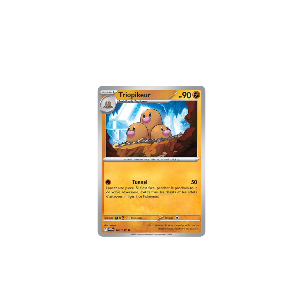 Triopikeur 104/197 – EV Flammes Obsidiennes