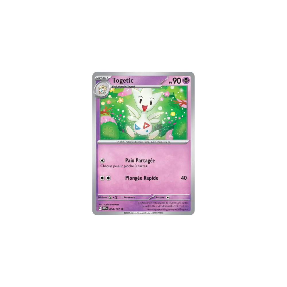 Togetic 084/197 – EV Flammes Obsidiennes